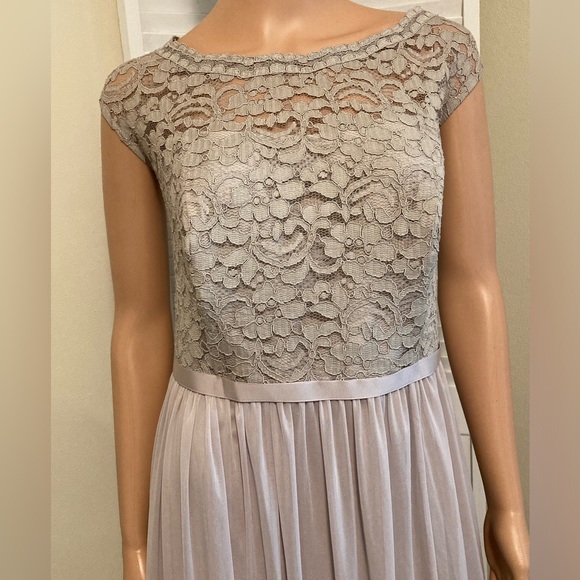 NWT size 16 Lace dress with long mesh skirt Bridesmaid Mother of the Bride Groom - Picture 7 of 13